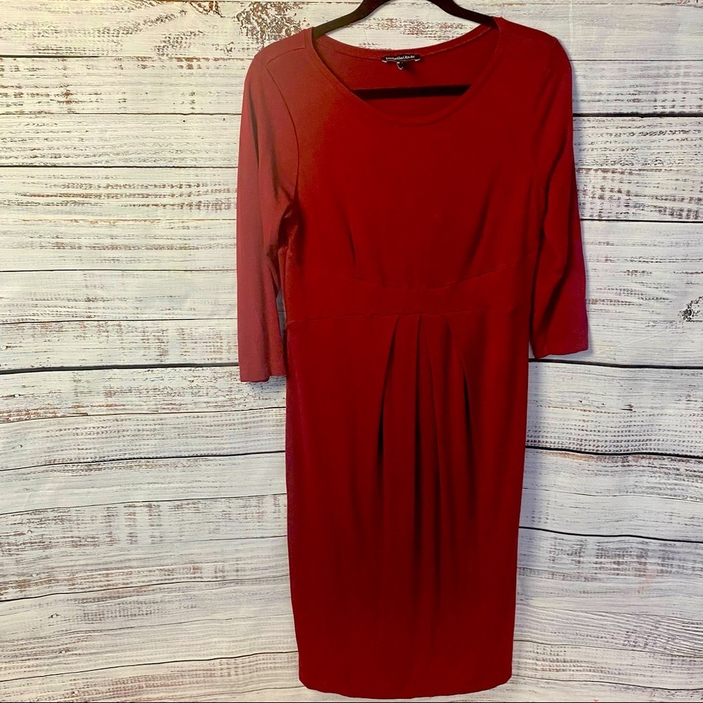 ISABELLA OLIVER Ivybridge Maternity Dress Red M